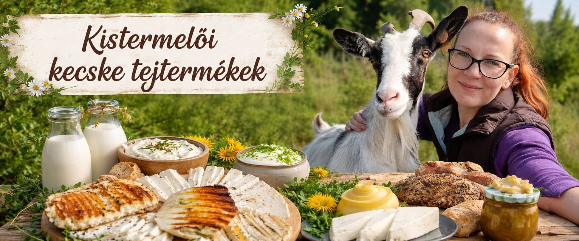 Tanyasi kecsketejtermékek - Diadém Műhely cover