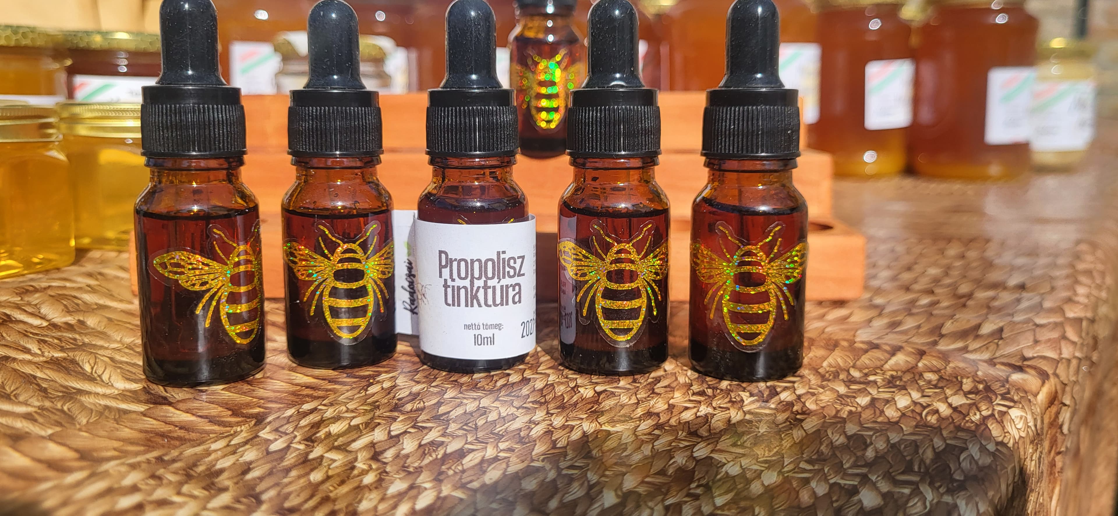 Propolisz tinktúra pipettás üvegben - 10ml