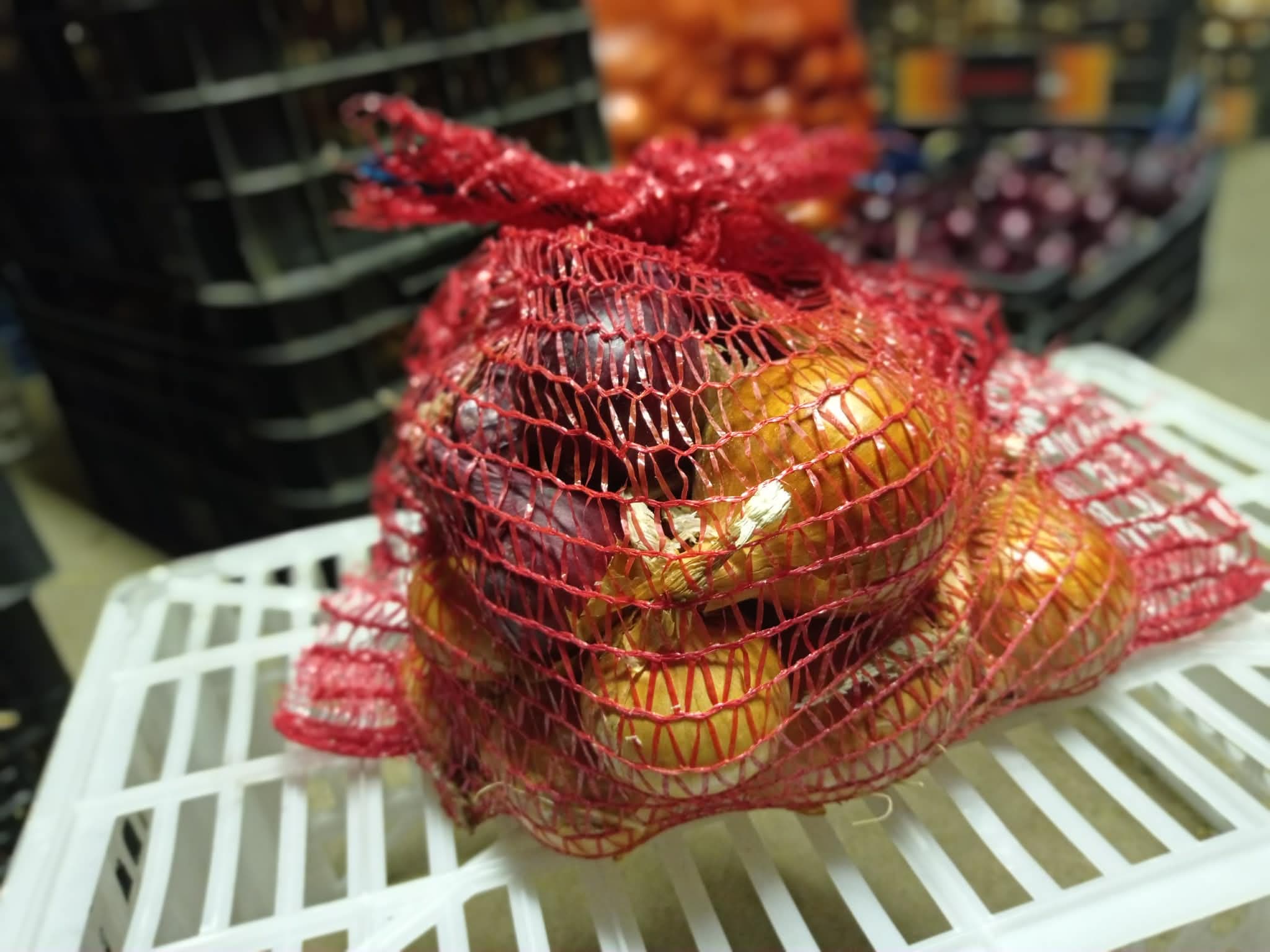 Bio vörös-, és lilahagyma vegyes csomag 3kg