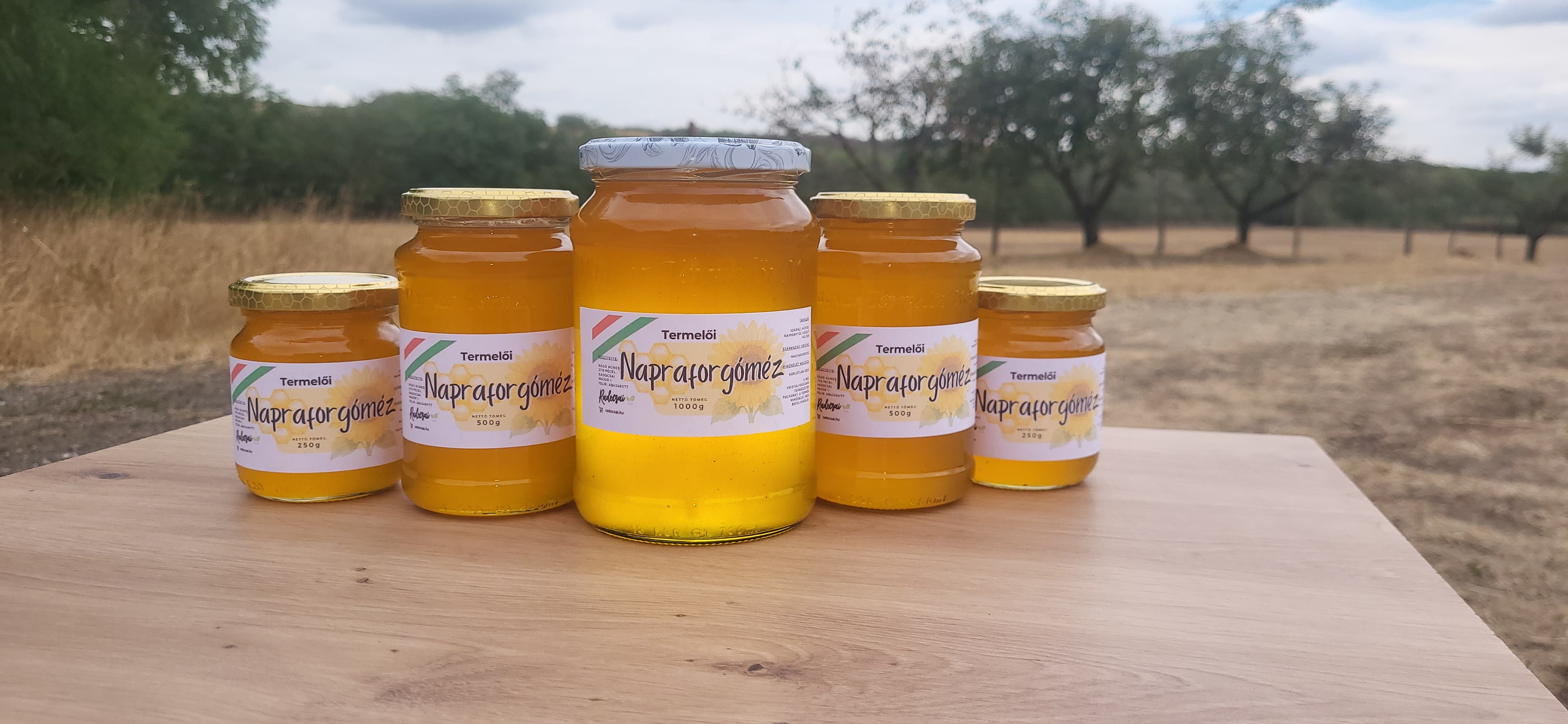 Termelői napraforgóméz - 1000g