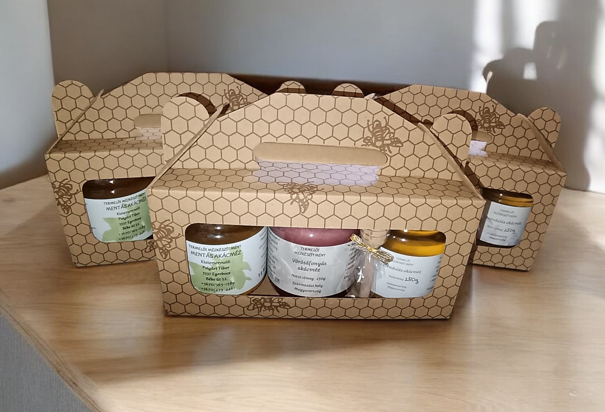 Mézes ajándékcsomag 