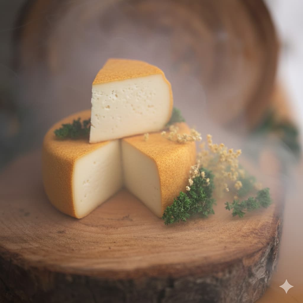 Bükkfán füstölt tehén gomolya