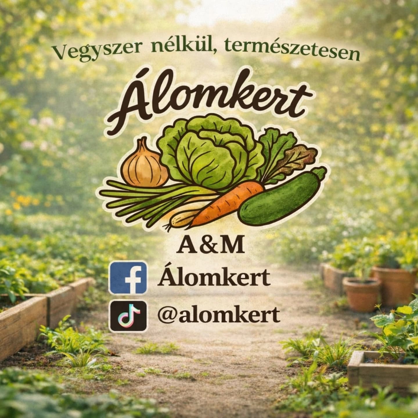Álomkert A&M logó