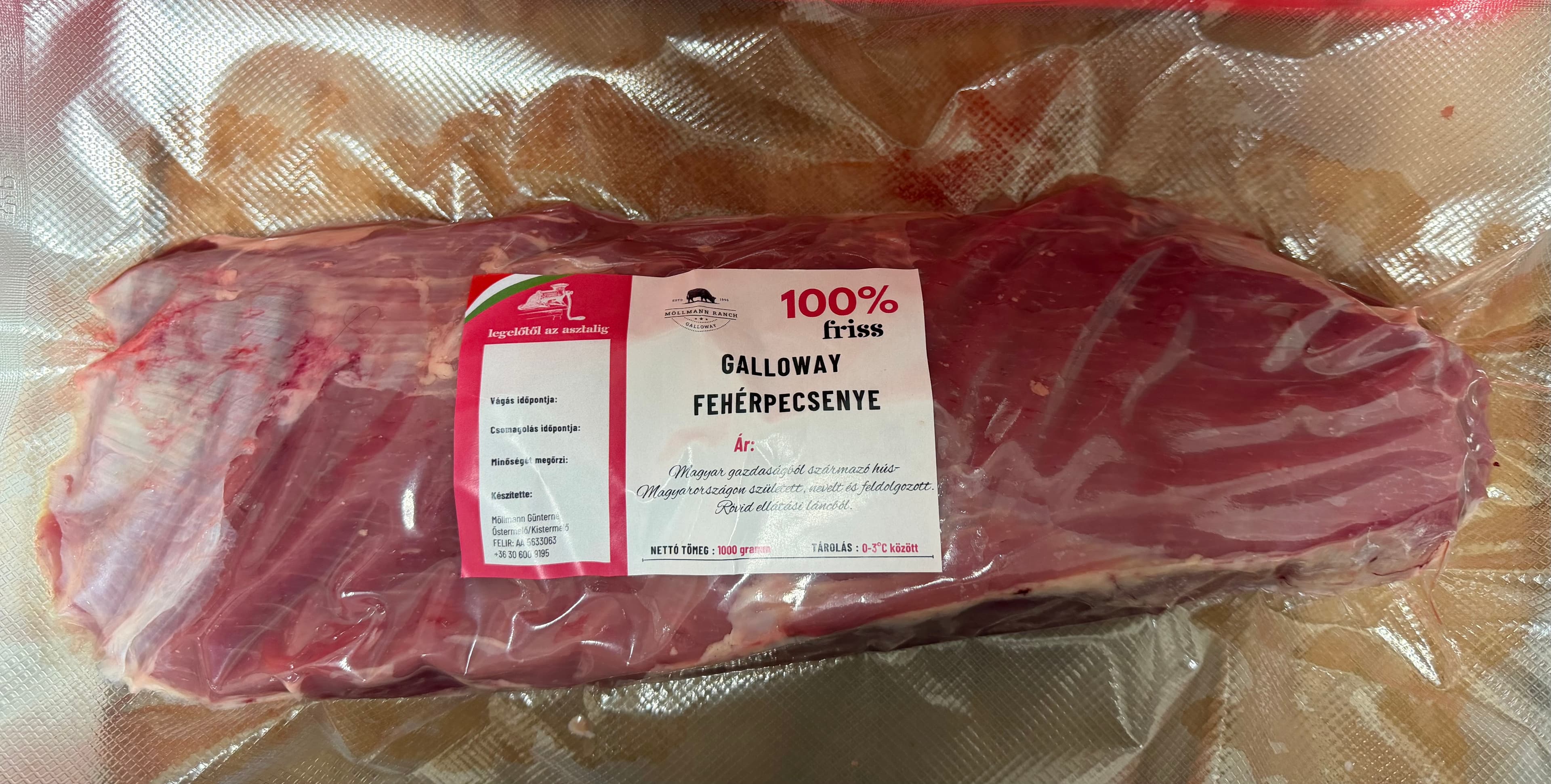 Galloway fehérpecsenye